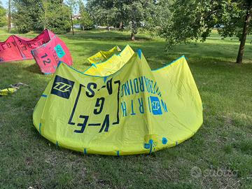 vela kitesurf duotone north vegas rebel -  9m 7m