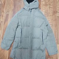 Giaccone Da Uomo Con Cappuccio In Piumino D'oca