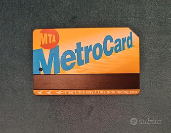 Metrocard Tessera trasporti New York City - 2022
