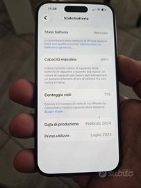 Iphone 15 pro 128 gb