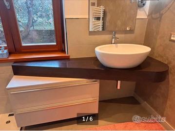 Mobile bagno con lavabo (rubinetto e sifone vendut