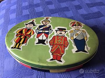 Scatola latta vintage Dufour