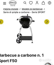 Barbecue Rosle a carbone