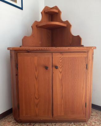 Angoliera credenza rustico legno massello Douglas