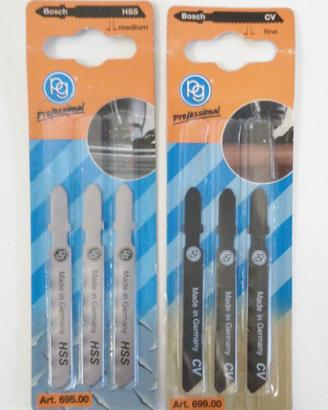 lotto 6 lame x seghetto alternativo attacco bosch