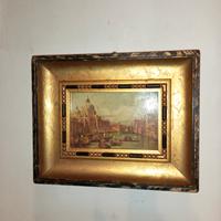 Rara oleografia su tavola 