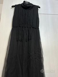 Vestito smanicato e collo alto donna ragazza