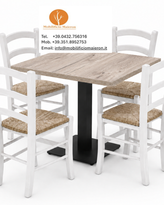 Tavoli interno per Bar Ristorati Pizzerie COD DT01