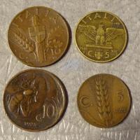4 monete Regno d'Italia