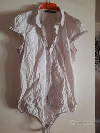 Camicetta body PDK white blouse top shirt