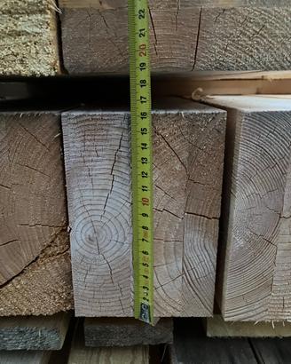 Travi lamellari e materiale costruzione