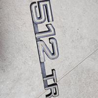 Badge posteriore Ferrari 512 TR