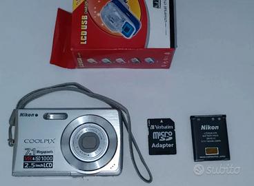 Nikon colpix s200 argento 7.1 MP 