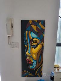 Quadro 80x40 cm colori acrilici