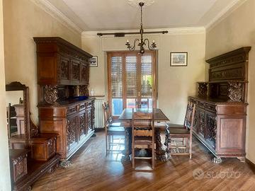 sala da pranzo in stile barocco