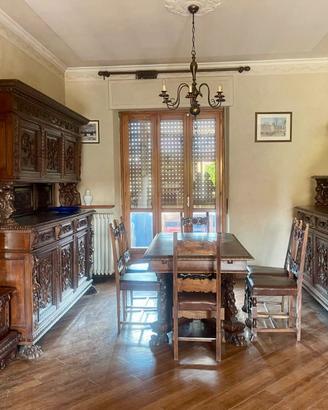 sala da pranzo in stile barocco