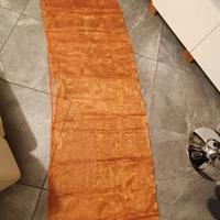 tenda organza rosso/ arancione 