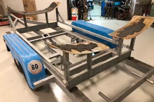 Invaso barca vela cabinato este 24 carrello