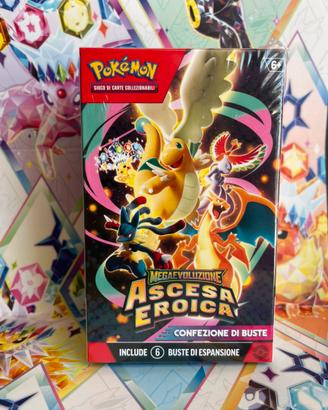Pokemon Bundle 6 bustine Ascesa eroica ITA