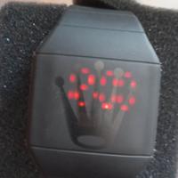 Orologio digitale plastica nero