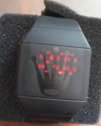 Orologio digitale plastica nero