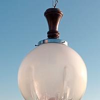 Lampadario in vetro di Murano stile Mazzega 