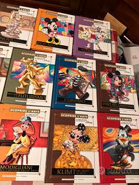 Collana 24 libri Scoprire l'arte Disney nuova