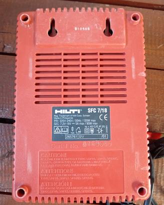 caricabatterie hilti 