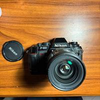 Nikon F-501+Nikkor 28-85mm (da riparare / bloccata