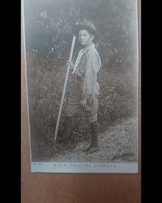 cartolina raffigurante il Principe Umberto 
