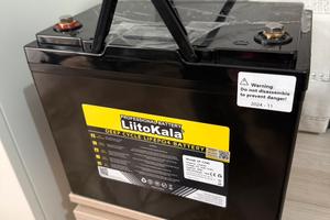 Batteria LifePo 90 Ah 12 V litio