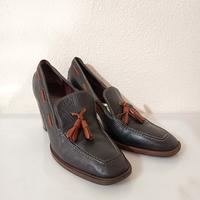 Tods décolleté scarpe in pelle tacchi shoes 