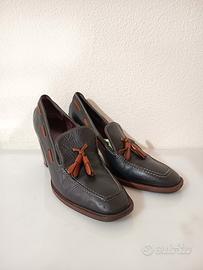 Tods décolleté scarpe in pelle tacchi shoes 