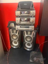 Stereo hiri technics  con 5 casse