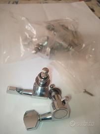 Meccaniche Diecast 3+3 per chitarra elettrica 