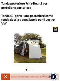Tenda portellone posteriore REIMO fritz-rear 2