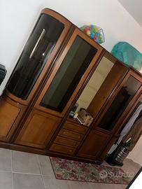 Mobile in legno vintage stile anni 70