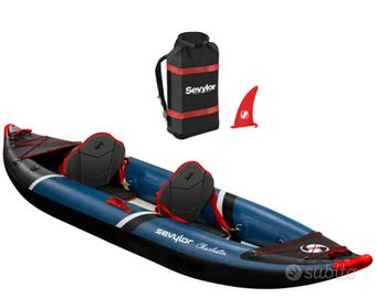 Kayak Gonfiabile Sevylor Charleston 2 Posti NUOVO