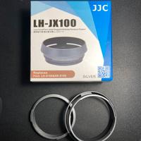 Paraluce e adattatore per filtri per Fujifilm x100