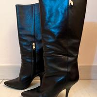 Stivali neri in pelle PATRIZIA PEPE