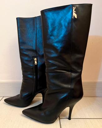 Stivali neri in pelle PATRIZIA PEPE