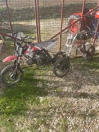 Pit bike 125 da restaurare