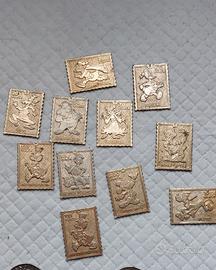 francobolli metallici Topolino