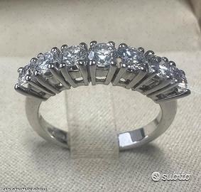 ANELLO FEDINA SETTE ORO 18kt. E DIAMANTI ct. 1,06