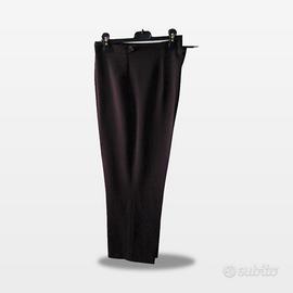 Pantaloni donna &CO viola scuro linea dritta