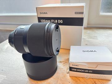 Sigma 135mm f/1.8 DG HSM Art Nikon +Dock