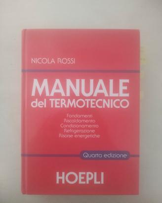 manuale del termotecnico hoepli