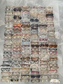Lotto occhiali e montature vintage anni 70 80 90