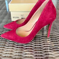 Décolleté Michael Kors Keke Pump suede scarpe co