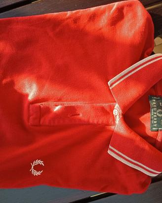 Polo Fred Perry rossa